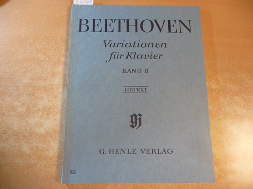 Beethoven, L. van  Variationen fur Klavier. Band II. - Urtext - (Hrsg.) von Mitarbeitern des Beethoven-Archivs durch Joseph Schmidt-Görg. Fingersatz von Walter Georgii (144) 
