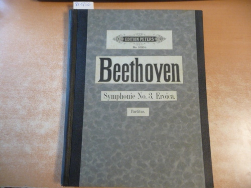 Beethoven, L. van  Op. 55) Dritte Symphonie (Eroica) (5444) 