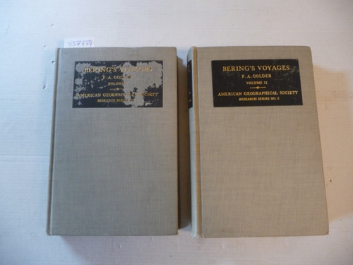 Golder, Frank Alfred  Bering's voyages; an account of the efforts of the Russians to determine the relation of Asia and America 