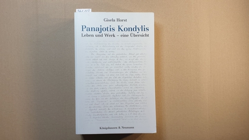 Horst, Gisela  Panajotis Kondylis : Leben und Werk : eine Übersicht 