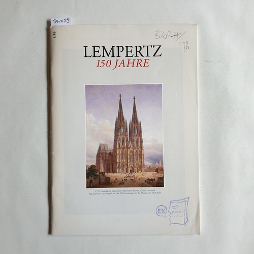 Kunsthaus Lempertz  Lempertz 150 Jahre 