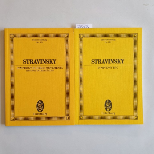 STRAVINSKY, Igor  Symphony in C + Symphony in Three Movements, 