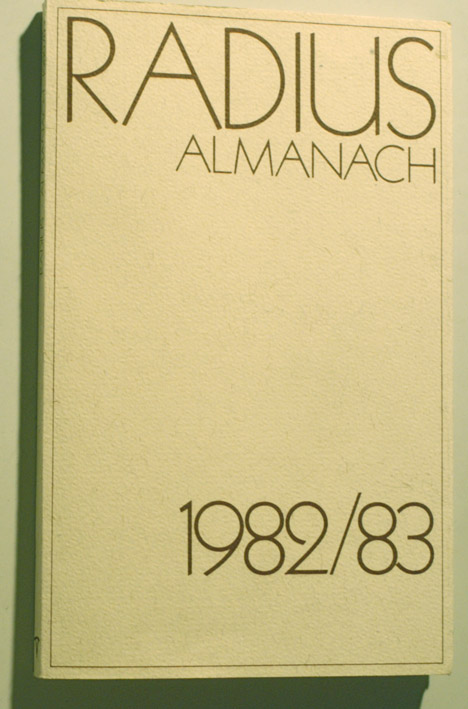 erk, wolfgang.  Radius-Almanach 1982/83. 