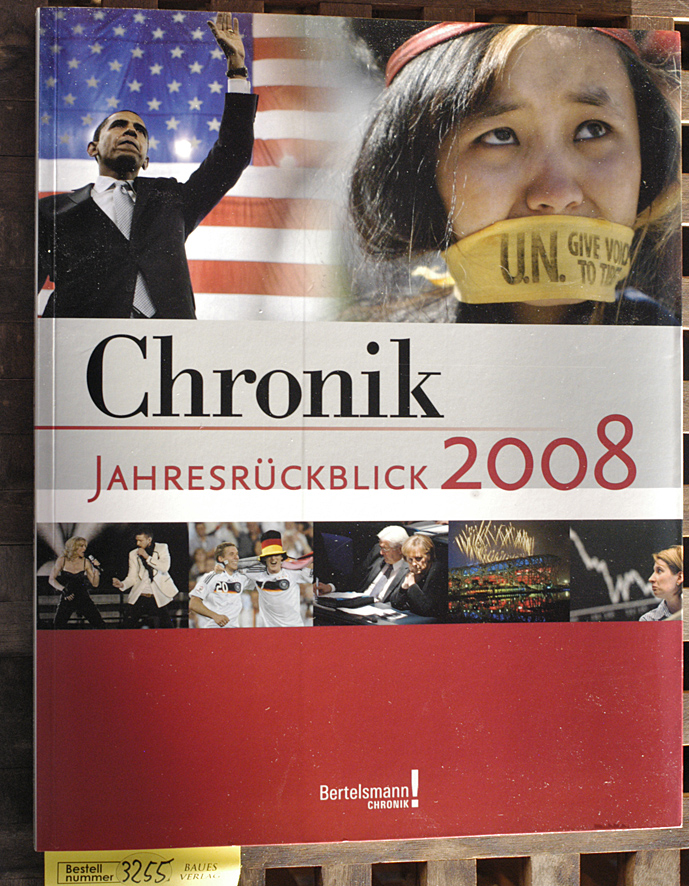 Gelhoff, Beatrix [Red.].  Chronik Jahresrückblick 2008 Bertelsmann Chronik 
