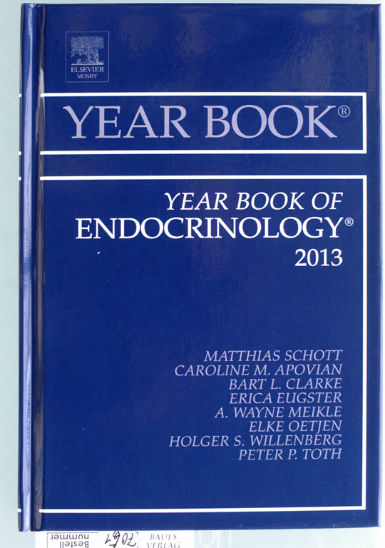 Schott, Matthias, Caroline M. Apovian and Bart L. Clarke.  The Year Book of Endocrinology 2013 