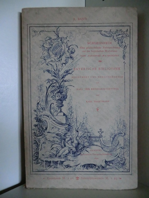 Mayerhofer, Johannes. Zeichnungen von Peter Halm  Schleissheim. Eine Geschichtliche Federzeichnung aus der Bayerischen Hochebene 