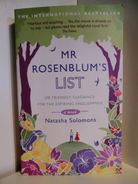 Solomons, Natasha  Mr Rosenblum`s List. Or friendly Guidance for the aspiring Englishman 