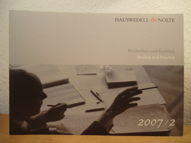 Vorwort von Ernst Nolte  Rückschau und Ausblick - Review and Preview 2007 / 2 
