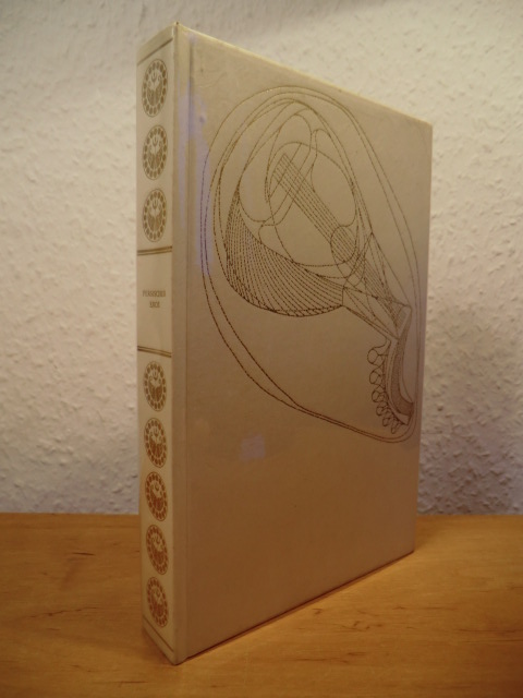 Scharfenberg, H. (Hrsg.) - illustriert von Kurt Schmischke:  Persischer Eros. Liebesgeschichten der persischen Literatur (signierte Vorzugsausgabe im Ganzpergamenteinband) 