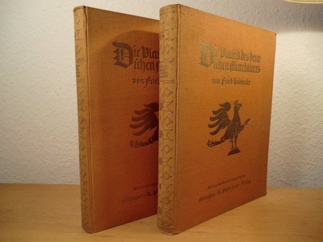 Lübbecke, Fried  Die Plastik des deutschen Mittelalters. Band 1 und Band 2 mit zusammen 165 Bildtafeln (vollständig) 