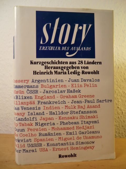 Ledig-Rowohlt, Heinrich-Maria (Hrsg.)  Story. Erzähler des Auslands. 28 Stories von 28 Autoren aus 28 Ländern 