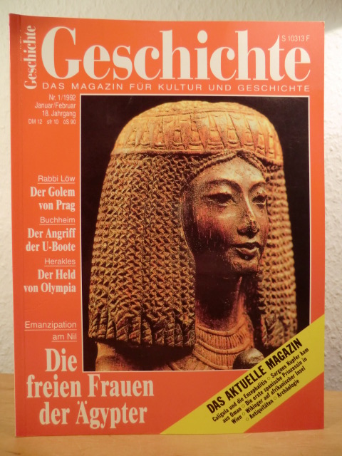 Historiographisches Institut Gmbh Solothurn (Hrsg.)  Geschichte. Das Magazin für Kultur und Geschichte - Ausgabe Nr. 1, 1992, Januar / Februar, 18. Jahrgang. 