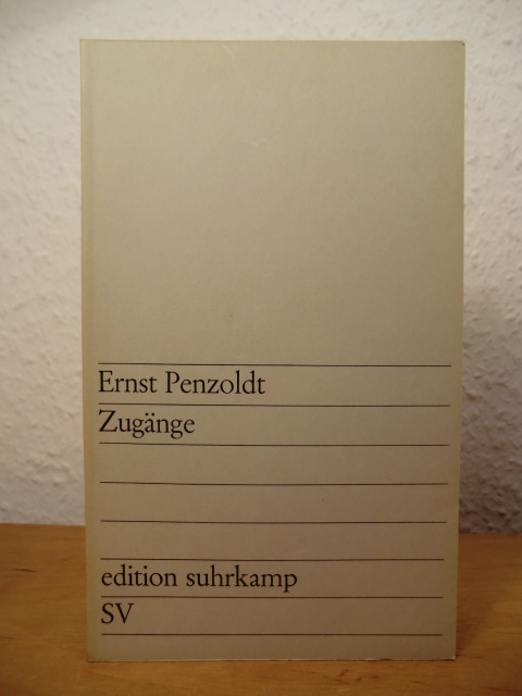 Penzoldt, Ernst  Zugänge. Erzählung 