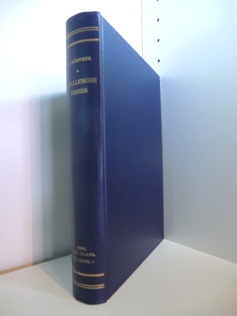 Günther, Albert:  Report on the Shore Fishes, Deep-sea Fishes, Pelagic Fishes. Collected by H.M.S. Challenger. Text Volume. Reprint 1963 