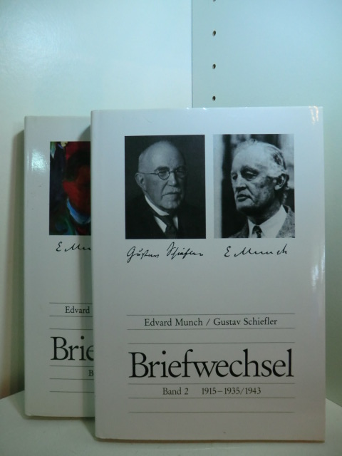 Eggum, Arne, Sibylle Baumbach Sissel Björnstad u. a.:  Edvard Munch / Gustav Schiefler. Briefwechsel. Band 1: 1902 - 1914. Band 2: 1915 - 1935/1943 