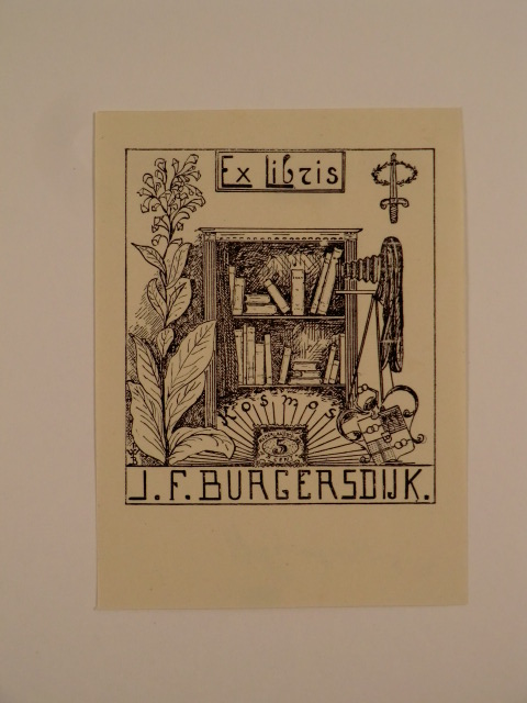 Burgersdijk, W. F.:  Exlibris für J.F. Burgersdijk 