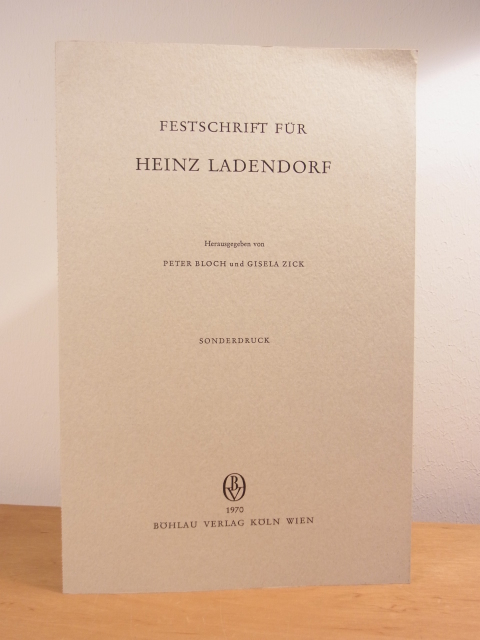 Zick, Gisela:  Kändler und Lafontaine. Sonderdruck aus Festschrift für Heinz Ladendorf 