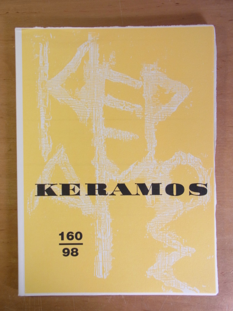 Meinz, Manfred (Red.):  Keramos. Zeitschrift der Gesellschaft der Keramikfreunde. Heft 160, April 1998 