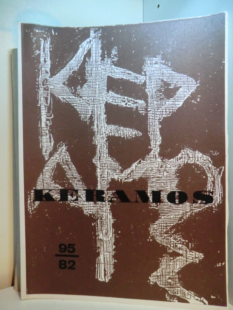 Meinz, Manfred:  Keramos. Zeitschrift der Gesellschaft der Keramikfreunde. Heft 95, Januar 1982 