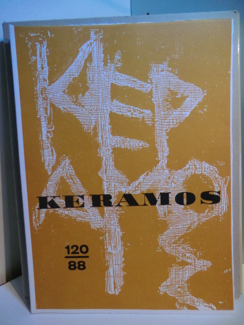 Meinz, Manfred:  Keramos. Zeitschrift der Gesellschaft der Keramikfreunde. Heft 120, April 1988 