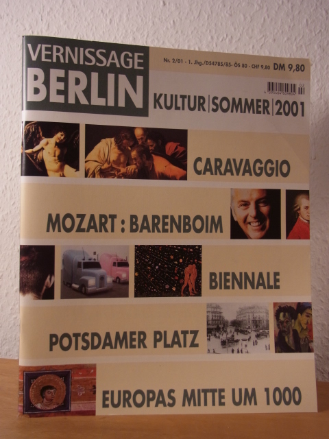 Richardt, David (Red.):  Vernissage. Ausgabe 02 / 2001 - Berlin: Kultursommer. Ausstellungen 2001 