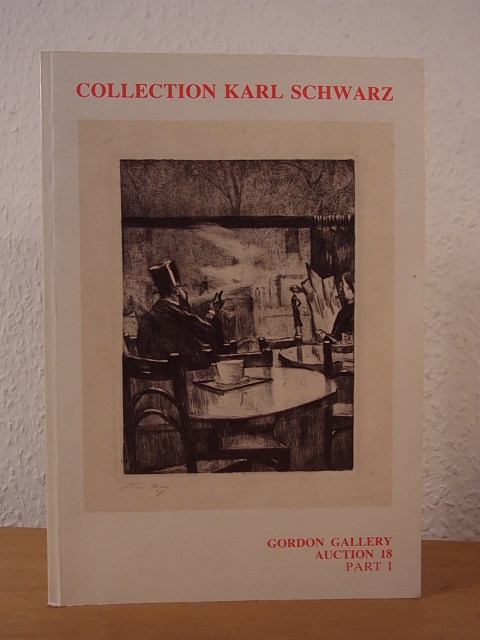 Gordon Gallery:  Auction. The Carl Schwarz Collection and other Property. Drawings, Prints, Books. Public Auction at Sokolov House, Tel Aviv, June 1, 1986 