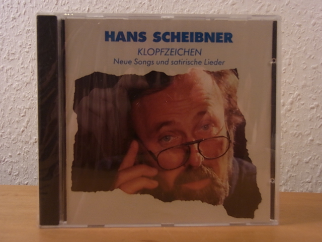 Scheibner, Hans:  Hans Scheibner. Klopfzeichen. Neue Songs und satirische Lieder. Audio-CD (originalverschweißtes Exemplar) 