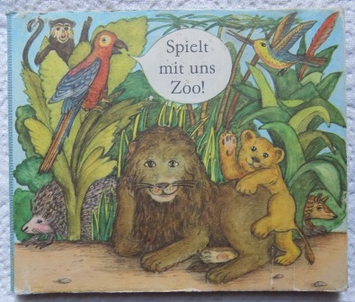 Heinze, Gabine  Spielt mit uns Zoo! - Pappbilderbuch/Leporello für Kinder. 
