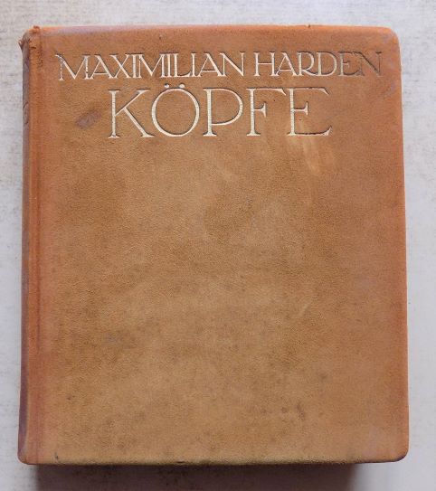 Harden, Maximilian  Köpfe. 