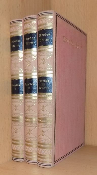 Storm, Theodor  Sämtliche Werke - Novelle 1, Novellen 2 und Novellen Gedichte 3. 