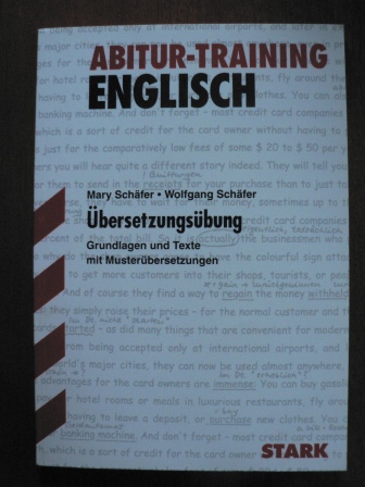 Schäfer, Mary;Schäfer, Wolfgang  Abitur-Training Englisch. Übersetzung 
