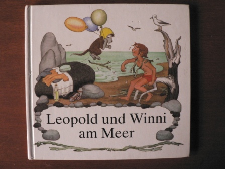 Inge Feustel/Erdmut Oelschlaeger (Illustr.)  Leopold und Winni am Meer -  Zehn nachdenkliche Geschichten vom neugierigen Hund Leopold 