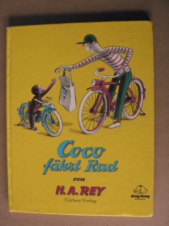 H.A. Rey  COCO fährt  Rad (ding dong Bücher) 