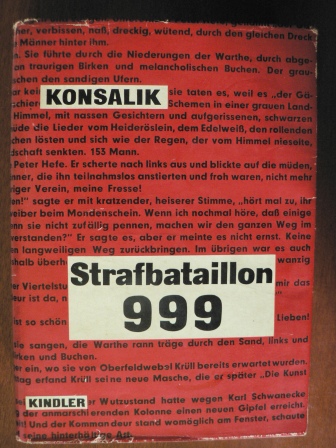Heinz G. Konsalik  Strafbataillon 999 