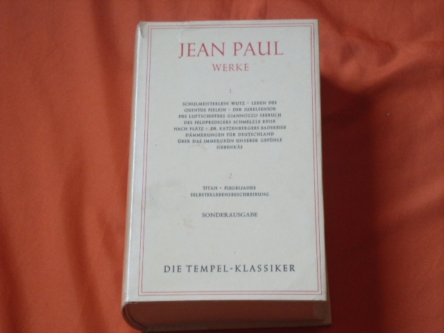 Jean Paul  Werke. Zweiter Band. 