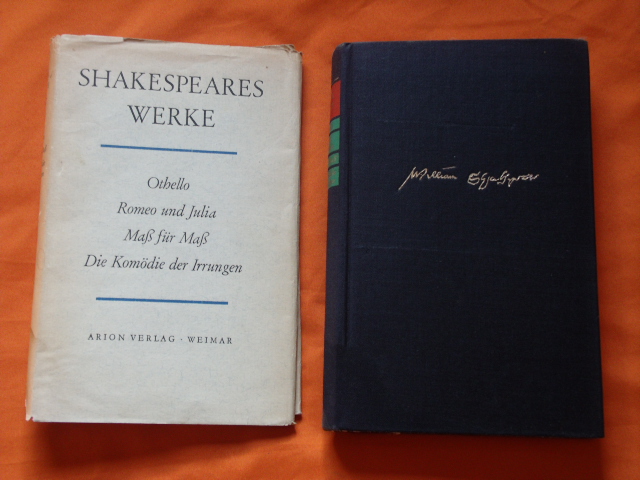 Schaller, Rudolf (Hrsg.)  Shakespeares Werke: Othello. Romeo und Julia. Masz für Masz. Die Komödie der Irrungen.  