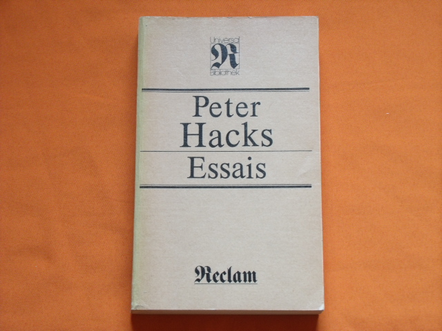 Hacks, Peter  Essais 