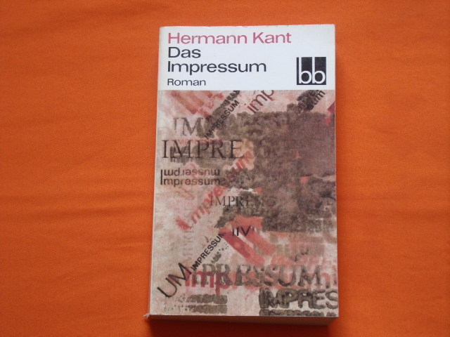 Kant, Hermann  Das Impressum 