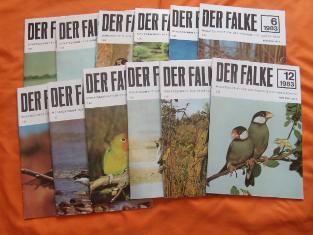   Der Falke. Monatsschrift für Ornithologie und Vogelschutz. Jahrgang 30, 1983. 