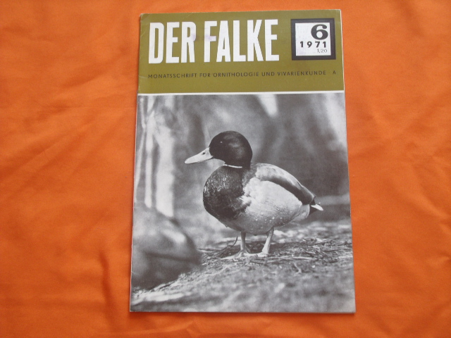   Der Falke. Monatsschrift für Ornithologie und Vivarienkunde. Ausgabe A. Jahrgang 18, 1971. Heft 6. 