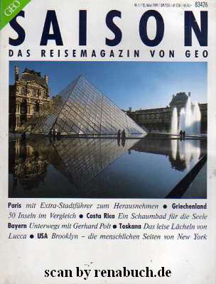   Geo Saison, Ausgabe 1/1989 