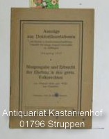 Bahr, Johanne  Auszüge aus Doktordissertationen der Rechts- und Staatswissenschaftlichen,Fakultät der Georg Augustin-Universität zu Göttingen. Jahrgang 1916 
