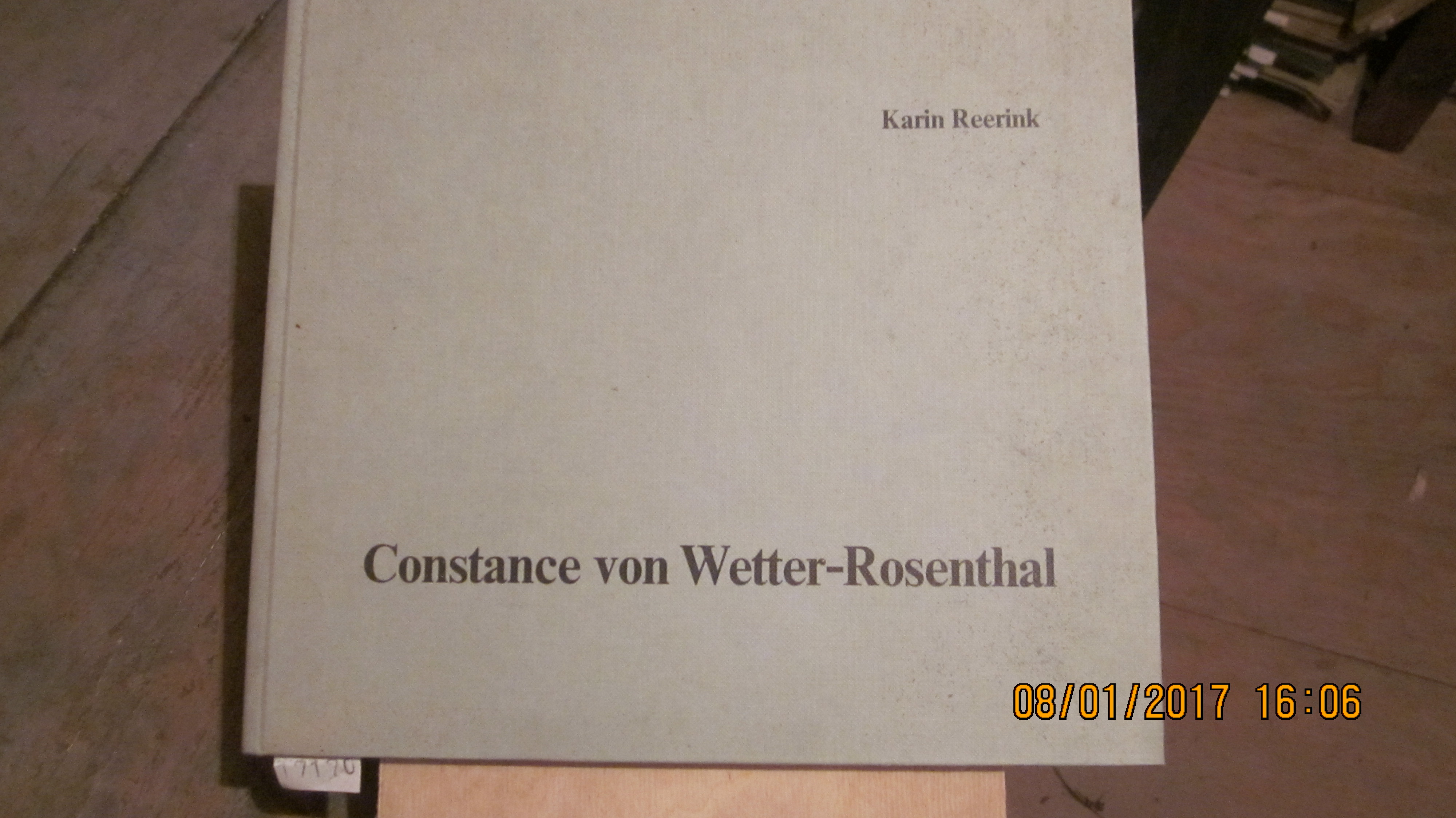 Reerink Karin  Constance von Wetter Rosenthal  Monographie (einer Bildhauerin aus dem Baltikum) 