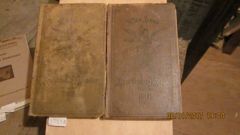 Wilhelm Leo  Buchbinderkalender für das Jahr 1902 und 1903 