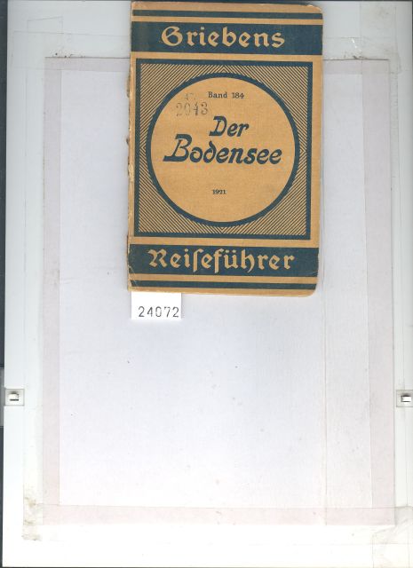 Griebens Reiseführer  Der Bodensee mit Vorarlberg und Rheinfahrt Konstanz - Schaffhauen  Band 184 