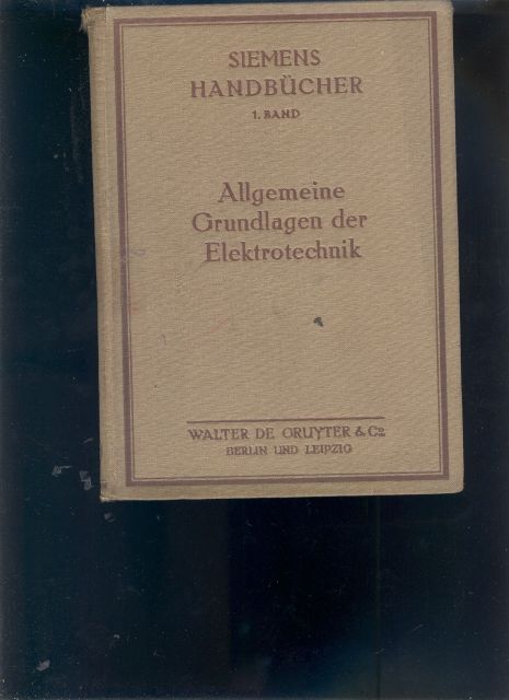 Dr. Michalke  Allgemeine Grundlagen der Elektrotechnik 