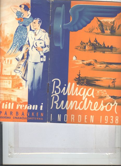 "."  Billiga rundresor i Norden 1938 