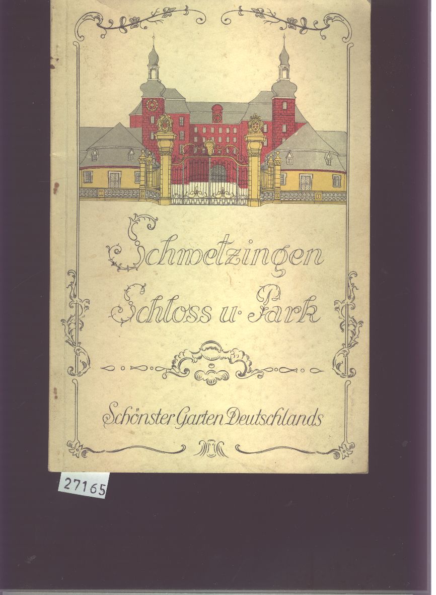 Oswald Zenkner  Schwetzingen ein Handbuch für Besucher 
