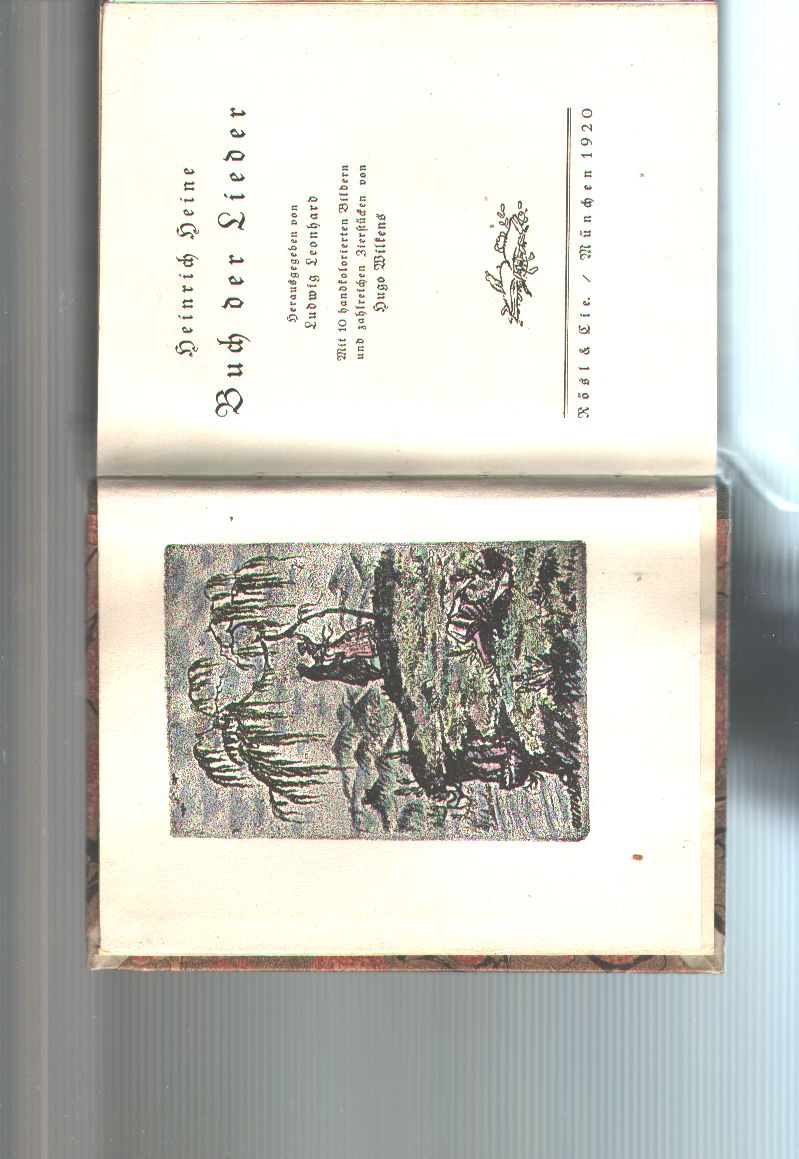 Heinrich Heine  Ludwig Leonhard (Hrsg.)  Buch der Lieder 