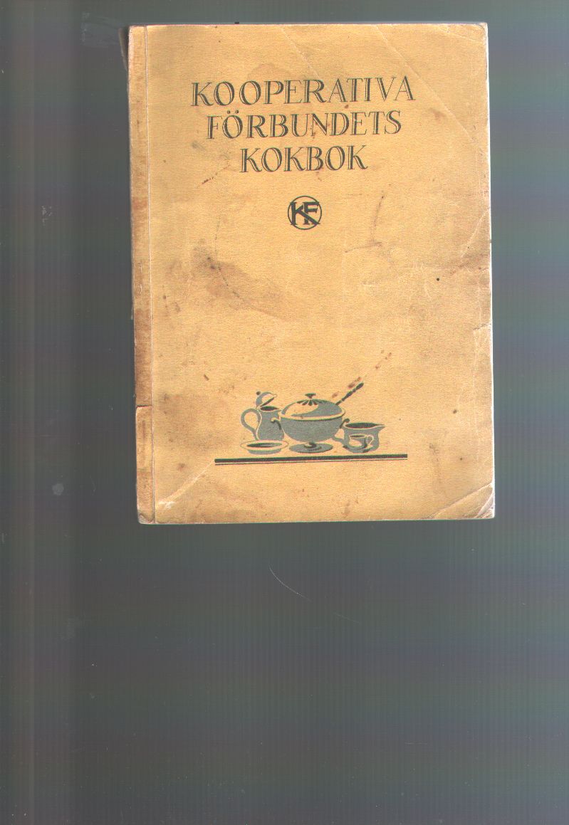 Ingeborg Schager  Kooperativa Förbundets Kokbok (schwedisches Kooperativenverbund Kochbuch) 